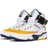 Patrick Ewing Athletics Men's 1EWODB02-421 33 HI x ODB White Navy Yellow Basketball Shoes ThatShoeStore