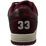 Rebound by Patrick Ewing Men's 1RMSN06-117 Backcourt Snake Burgandy Casual Shoes ThatShoeStore