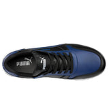 Puma Men's 640275 Frontcourt Blue Black Low Composite Safety Toe Metal Free Work Shoes ThatShoeStore