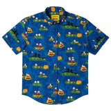 RSVLTS Men's Peanuts, It's the Great Pumpkin! KUNUFLEX Short Sleeve Shirt ThatShoeStore