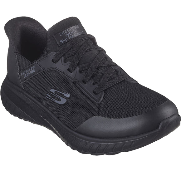 Skechers Women's 108159 Squad Chaos Adelo Slip-Ins Slip Resistant Work Shoes