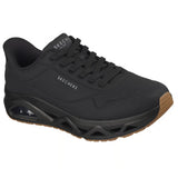 Skechers Men's 183420 UNO Glide-Step Glide On Air Slip-ins Black Air-Cooled Memory Foam Skech-Air Casual Shoes ThatShoeStore