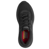 Skechers Men's 200466 Max Cushioning Endeavour Black Slip-Resistant Air-Cooled Goga Mat Ultra Light Work Shoes ThatShoeStore
