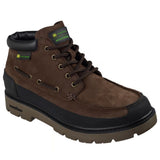 Skechers Men's 256082 John Deere Caldwell Cutler Chocolate Waterproof Slip Resistant Work Boots ThatShoeStore