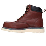 Skechers Men's 256113 John Deere Kadmiel Rockworth Red Brown Steel Toe Waterproof Work Boots ThatShoeStore