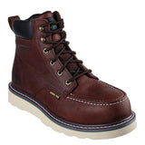 Skechers Men's 256113 John Deere Kadmiel Rockworth Red Brown Steel Toe Waterproof Work Boots ThatShoeStore