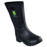 Skechers Men's 256114 John Deere Weirton Black Seam-Sealed Waterproof Rubber Work Boots ThatShoeStore