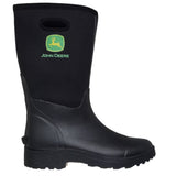 Skechers Men's 256114 John Deere Weirton Black Seam-Sealed Waterproof Rubber Work Boots ThatShoeStore