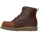 Skechers Men's 256117 John Deere Flex Wedge Ranger Wild Yew Brown Waterproof Safety Toe Metal-Free Work Boots (Extra Wide) ThatShoeStore