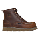 Skechers Men's 256117 John Deere Flex Wedge Ranger Wild Yew Brown Waterproof Safety Toe Metal-Free Work Boots (Extra Wide) ThatShoeStore
