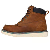 Skechers Men's 256131 John Deere Kadmiel Brown Waterproof Air-Cooled Memory Foam Work Boots ThatShoeStore