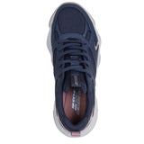 Skechers Women's 117685 BOBS Sport Diego Dark Navy Memory Foam Casual Shoes ThatShoeStore