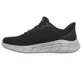 Skechers Women's 117324 BOBS Sport B Flex Flex Lucy Black Hands Free Slip-ins Memory Foam Casual Shoes ThatShoeStore