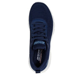 Skechers Women's 117385 BOBS Sport B Flex Hi Flying Hi Navy Memory Foam Casual Shoes ThatShoeStore