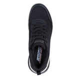 Skechers Women's 117660 BOBS Sport Arc Waves 2.0 Now In Glide-Step Black Casual Shoes ThatShoeStore