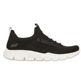 Skechers Women's 117701 BOBS Sport B Lite Slight Flex Black Memory Foam Casual Shoes ThatShoeStore
