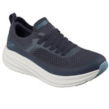 Skechers Women's 117759 BOBS Skillz Too Vital Dark Navy Stretch Fit Memory Foam Casual Shoes ThatShoeStore