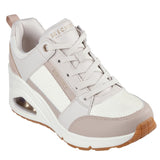 Skechers Women's 177526 UNO Wedge Everything Nice Off White Air-Cooled Memory Foam Skech-Air Casual Shoes ThatShoeStore