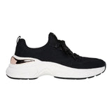 Skechers Women's 177570 Street Hazel Pretty Knitty Knit Lace-Up Black Casual Shoes ThatShoeStore
