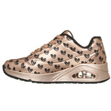 Skechers Women’s 190006 Jason Naylor UNO Live Life Colorfully RoseGold Memory Foam Casual Shoes ThatShoeStore