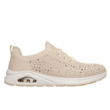 Skechers Women's 190175 Relaxed Fit Arch Fit UNO Starla Natural Stretch Fit Air Cooled Memory Foam Casual Shoes ThatShoeStore