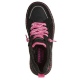 Skechers Women's 190203 Keepsakes Cozy Street Hiker Luv Black Pink Water-Repellent Memory Foam Casual Shoes ThatShoeStore