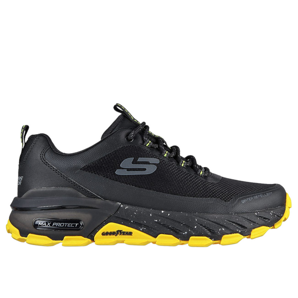 Skechers Men's 237301W Max Protect Liberated Black Yellow WIDE FIT