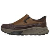 Skechers Men's 256200 John Deere Knox Brando Brown Waterproof Relaxed Fit Hands Free Slip-ins Air-Cooled Memory Foam Goodyear Work Shoes ThatShoeStore