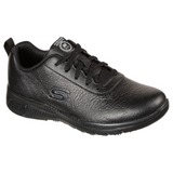 Skechers Women's 108010W Marsing Gmina Black Work Shoes WIDE ThatShoeStore