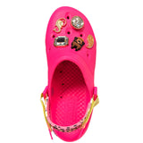 Skechers Women's 186014 Snoop Dogg Foamies Purrfect Pink Leopard Leopard Max Cushioning Clogs ThatShoeStore