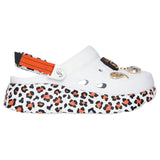 Skechers Women's 186014 Snoop Dogg Foamies Purrfect White Leopard Max Cushioning Clogs ThatShoeStore