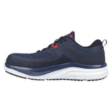 Skechers Men's 200199 Jevion Navy Safety Toe Metal Free Work Shoes ThatShoeStore