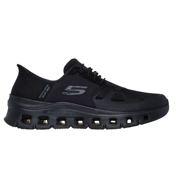 Skechers Men's 200337 Glide-Step Pro Black Water Repellent Slip-ins Work Shoes