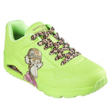 Skechers Men's 251014 Snoop Dogg Uno- Dr. Bombay  Lime Green Casual Shoes ThatShoeStore