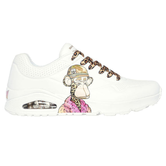 Skechers Men's 251014 Snoop Dogg Uno- Dr. Bombay  White Casual Shoes