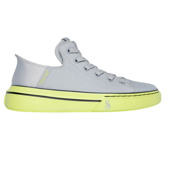 Skechers Men's 251032 Snoop One-OG Tela Gray Lime Slip-ins Casual Shoes