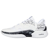 Skechers Men's 251055 Snoop Dogg: SKX Resagrip - Boss Treatment Low White Black Casual Basketball Shoes ThatShoeStore