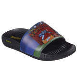 Skechers Men's 251092 Snoop Dogg: Low Slider - Doggy Style Slide  Black Multi Sandals ThatShoeStore