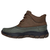 Skechers Men's 256026 John Deere Slip-ins Respected Swamper Olive Brown Waterproof Work Shoes ThatShoeStore