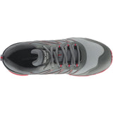 Skechers Men's 200046W Puxal Gray Red Safety Composite Toe Work Shoes ThatShoeStore