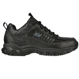 Skechers Men's 200080WW Soft Stride Fambli Black Safety Work Shoes ThatShoeStore