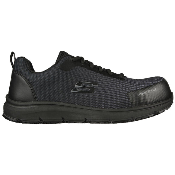 Skechers Men's 200090 Ulmus Black Charcoal Safety Work Shoes