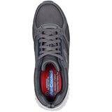 Skechers Men's 200119 Cicades Karvin Gray Composite Safety Toe Metal Free Work Shoes ThatShoeStore