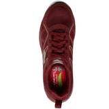 Skechers Men's 200152 Vigorit Burgundy Arch Fit SR Safety Toe Work Shoes ThatShoeStore