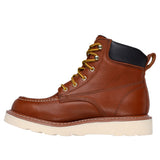Skechers Men's 200180 Kadmiel Bennot Red Brown Work Boots ThatShoeStore