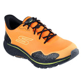 Skechers Men's 220874 GO RUN Consistent 2.0 Piedmont Orange Black Waterproof Running Shoes ThatShoeStore