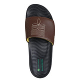Skechers Men's 256058 John Deere Low Slider Jethro Brown Black Casual Slide Sandals ThatShoeStore