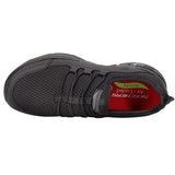 Skechers Women's 108063 Arch Fit SR Jitsy Black Work Shoes ThatShoeStore