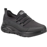 Skechers Women's 108063 Arch Fit SR Jitsy Black Work Shoes ThatShoeStore