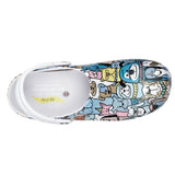 Skechers Women's 108099 Riverbound-Petties White Multi Work Shoes Clogs ThatShoeStore